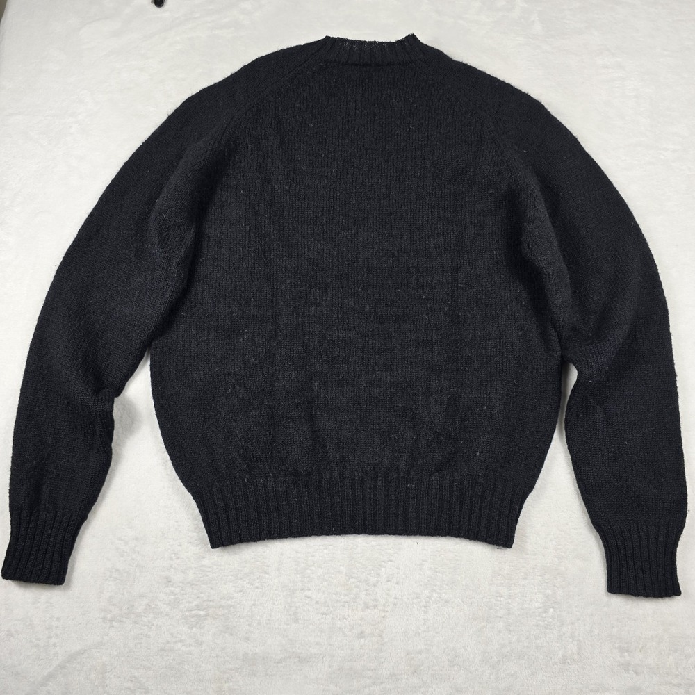 Thuleknit Pure New Steland Wool Women's Size Large Black Sweater‎ - Picture 9 of 11
